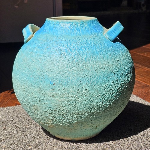 Studio art pottery vase - art,