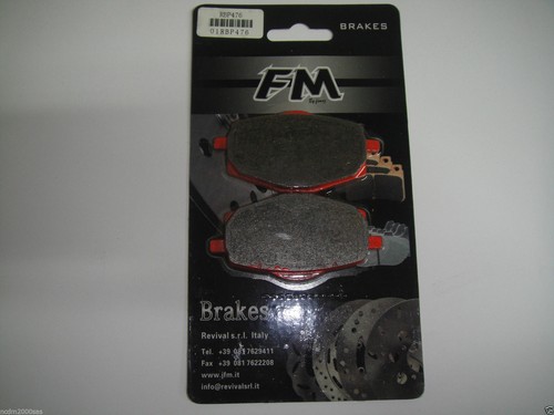 Front brake pads rbp476 - front, fm