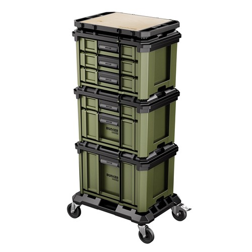 Bunker load drawer stacking - load-up,