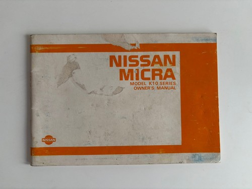 Nissan micra k10 - micra, manual