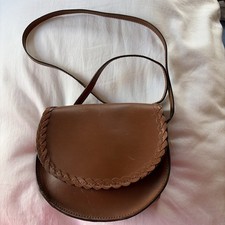 Boden Lingfield Small Saddle Bag Tan Leather