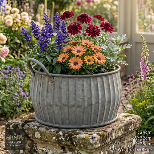 Vintage old style galvanised - vintage,