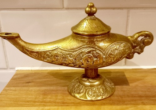 Vintage solid brass - solid, heavy