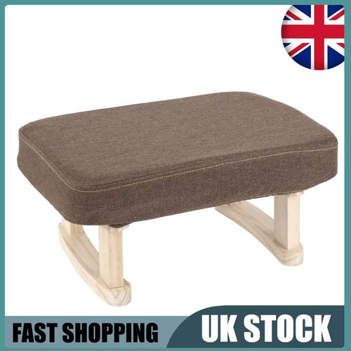 Wooden ottoman footstool - wooden,