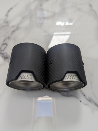 Carbon fibre exhaust tips matt - fibre,