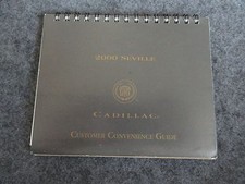 2000 Cadillac Seville  quick reference guide  Owners Manual Supplement