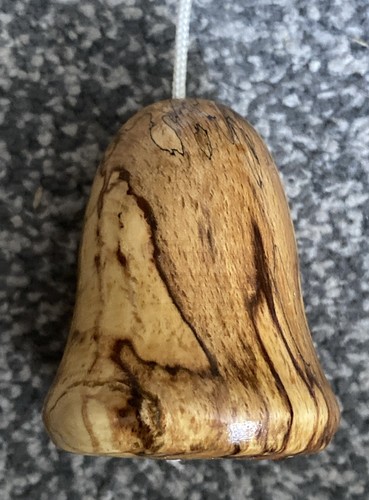 Hand turned wooden light - hand-turned, pull