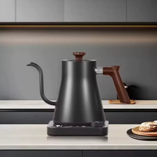Gooseneck Intelligent Electric Kettle 1200W Coffee Pot 900ml UK Plug