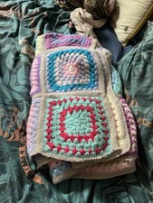 Hand Knitted Crochet Blanket