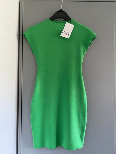 Zara nwt bright green - zara, stretch