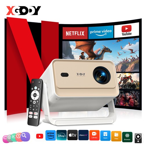 Smart projector hd led - 4k,