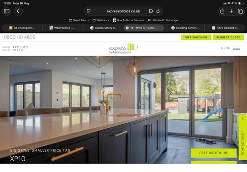 Express bifold doors with - express,
