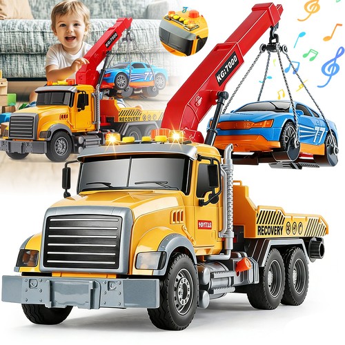 Tow truck car transporter - tow, toy