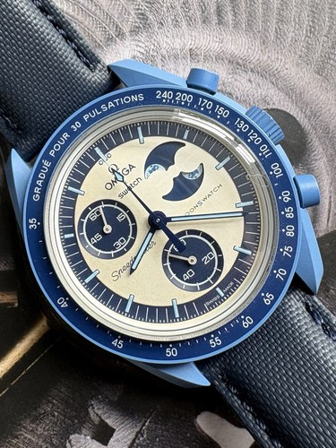 Omega moonswatch blue - blue, moon
