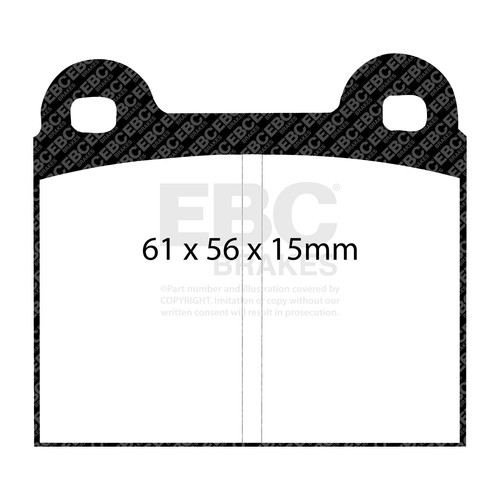 Ebc dp174 brake pad - brake,
