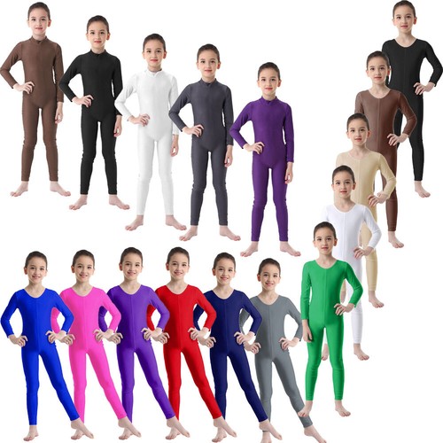Kid girls long sleeve dance - girls,