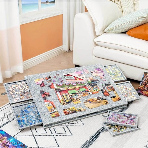 Felt jigsaw puzzle board - felt,