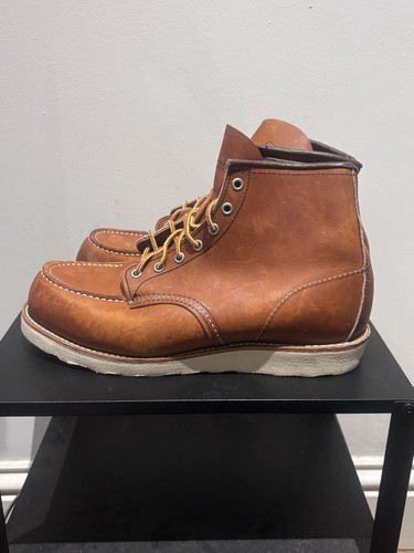 Red wing shoes 875 moc - red, toe