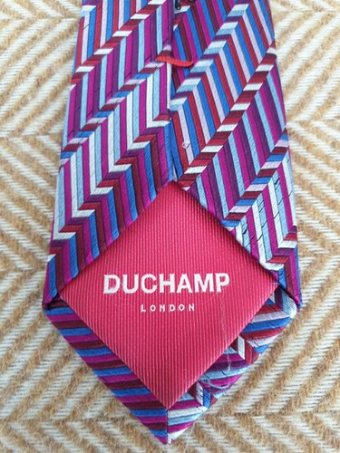 Duchamp silk tie - duchamp,