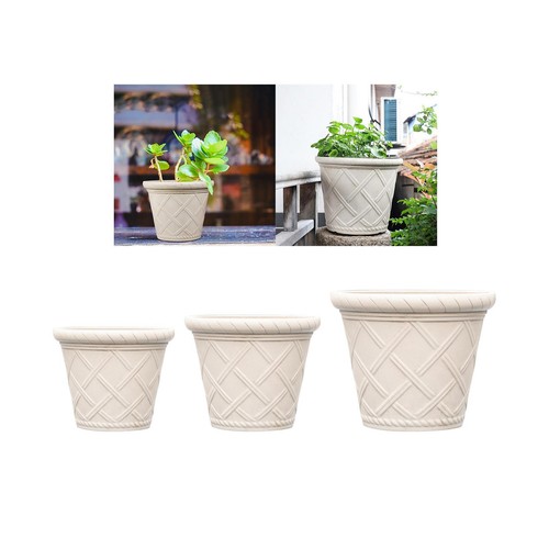 Roman pattern flower pot - pattern,