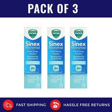 3 x Vicks Sinex Micromist