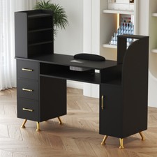 Professional Manicure Table Nail Station Art Salon Beauty Desk & Dust Collector