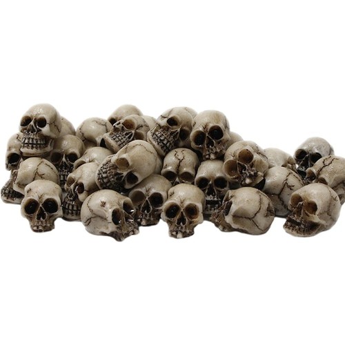 20pcs mini skull figures - skull,