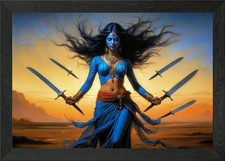 Goddess Kali Framed Wall Art
