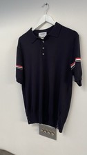 Thom Browne Navy Knitwear Polo