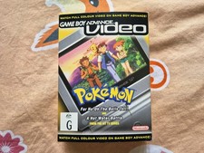 Pokemon Gameboy Advance Video Ho-Oh the Bells & Water Battle Nintendo GBA Boxed