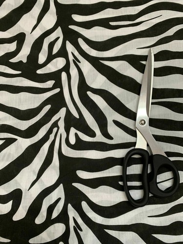 Polycotton fabric animal print - polycotton,