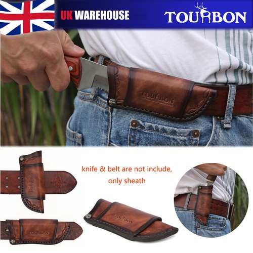 Tourbon leather 4inch - leather, folding