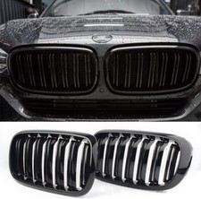 FOR BMW F15 F85 X5 F16 F86 X6 KIDNEY GRILL GRILLE GRILLS GLOSS BLACK 2014-2017