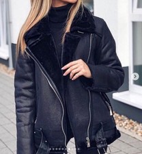 ZARA BLACK FAUX LEATHER