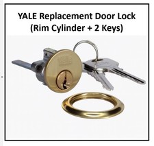 Yale Rim Cylinder Lock With 2