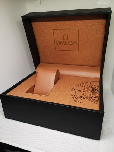 Omega luxury black leather - omega,