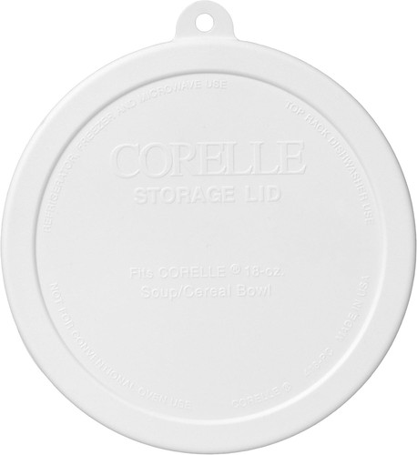 Corelle white round plastic - white,