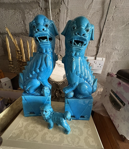 Blue ceramic chinese - blue,