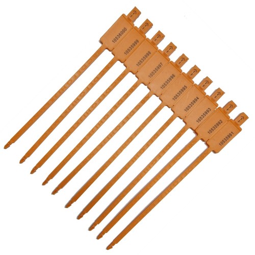 100x security tags - 100x, numbered
