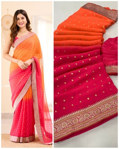 Designer georgette saree women - designer,
