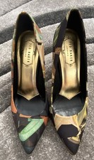 Womens Ted Baker Geometric Court Shoes  Size 5/38 Vgc