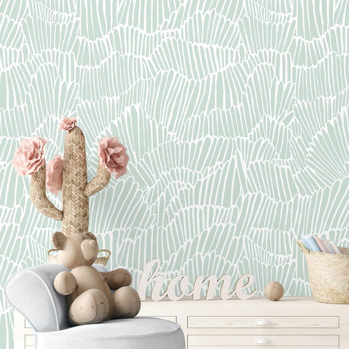 Sage green removable peel and - sage,