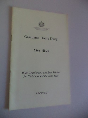 Gascoigne house diary - house, old
