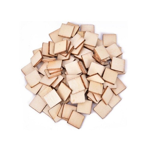 100pcs blank diy craft squares - blank,