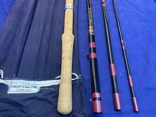 BRUCE WALKER HAND MADE, WALKER SALMON FLY FISHING ROD 16` 6" #10/11` 4 Piece.MOB