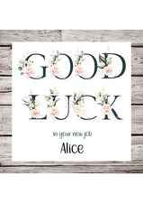 Personalised Good luck cards
