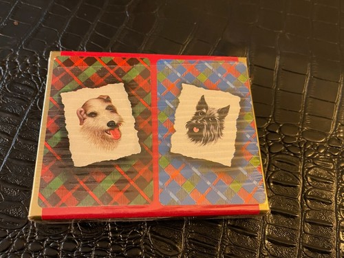 Vintage scottie dog double - dog,