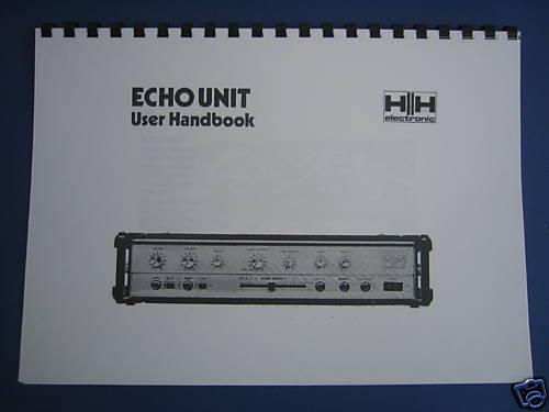 Electronic tape echo - echo, unit