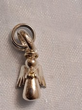 Links Of London Angel With Halo & Gold Heart Silver Charm