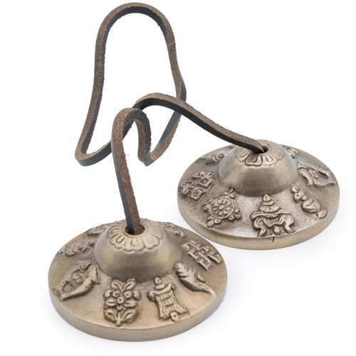 Premium brass tibetan tingsha - tibetan,